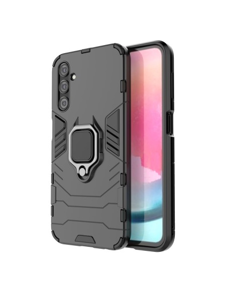 Ring Armor dėklas Samsung Galaxy A24 4G šarvuotu dangteliu magnetinis laikiklis žiedas juodas Ring Armor dėklas Samsung Galaxy A24 4G šarvuotu dangteliu magnetinis laikiklis žiedas juodas
