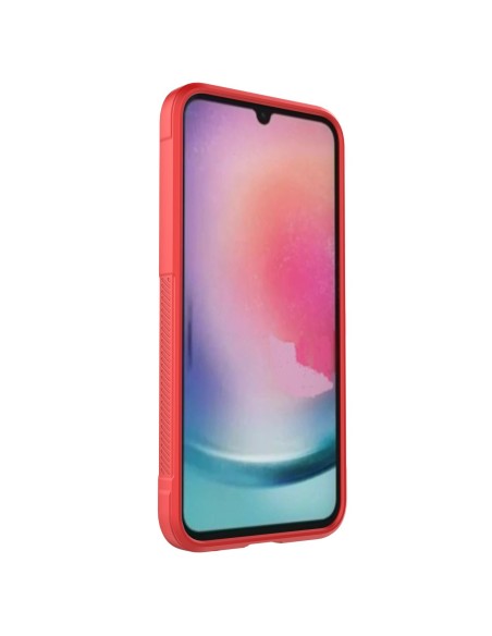 Magic Shield Case Samsung Galaxy A24 4G lankstus šarvuotas dangtelis raudonas