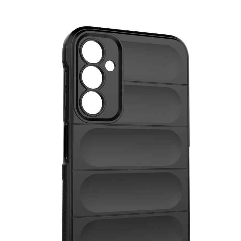 Magic Shield Case dėklas Samsung Galaxy A24 4G lankstus šarvuotas dangtelis juodas
