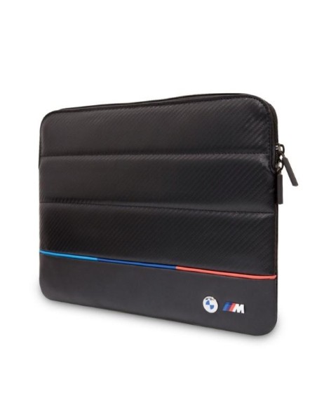 BMW Carbon Tricolor dangtelis 16" nešiojamam kompiuteriui - juodas BMW Carbon Tricolor dangtelis 16" nešiojamam kompiuteriui - juodas