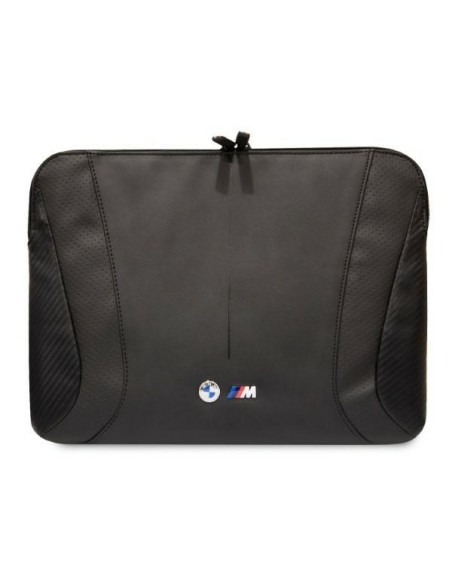 BMW Carbon&Perforated dėklas 16" nešiojamam kompiuteriui - juodas BMW Carbon&Perforated dėklas 16" nešiojamam kompiuteriui - juodas
