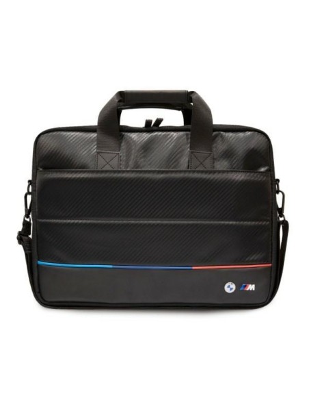 BMW Carbon Tricolor krepšys 16" nešiojamam kompiuteriui - juodas