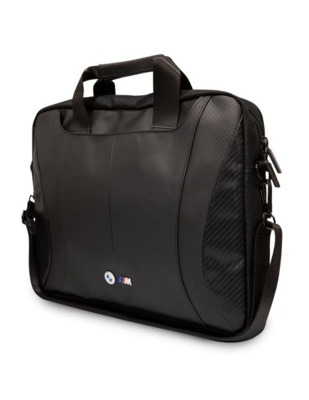 BMW Carbon&Perforated krepšys 16" nešiojamam kompiuteriui - juodas BMW Carbon&Perforated krepšys 16" nešiojamam kompiuteriui - juodas