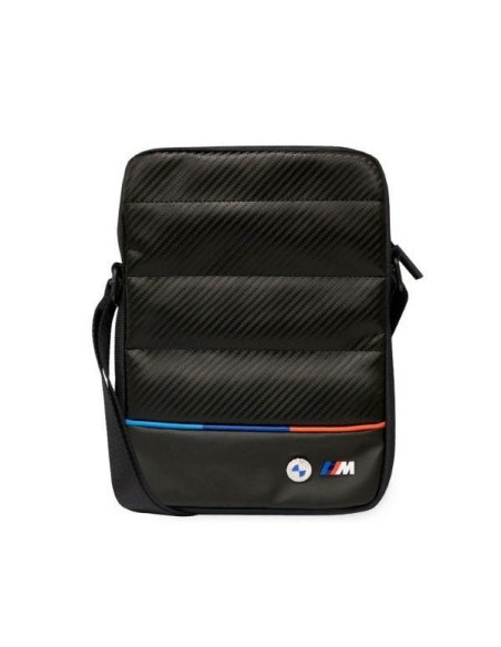 BMW Carbon&Nylon Tricolor krepšys 10" planšetei - juodas BMW Carbon&Nylon Tricolor krepšys 10" planšetei - juodas