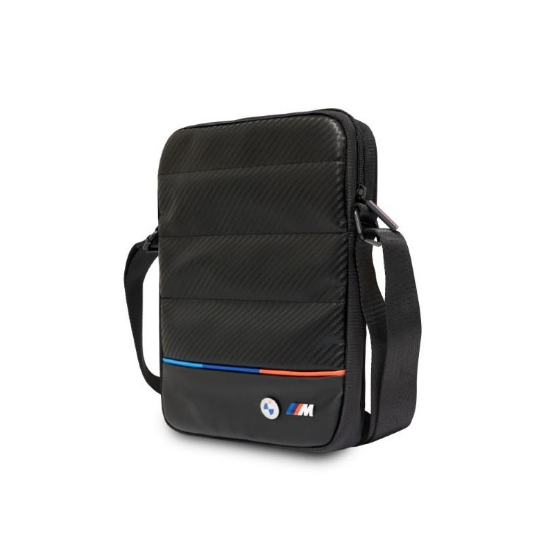 BMW Carbon&Nylon Tricolor krepšys 10" planšetei - juodas
