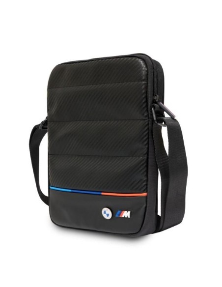 BMW Carbon&Nylon Tricolor krepšys 10" planšetei - juodas BMW Carbon&Nylon Tricolor krepšys 10" planšetei - juodas