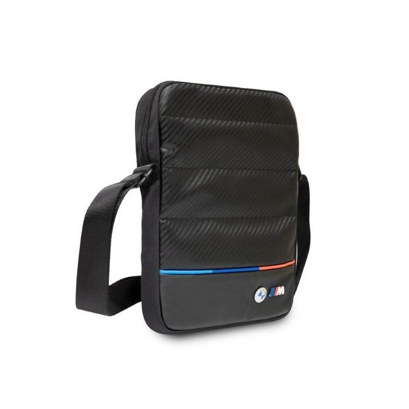BMW Carbon&Nylon Tricolor krepšys 10" planšetei - juodas