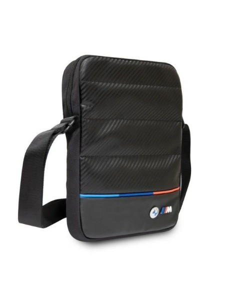 BMW Carbon&Nylon Tricolor krepšys 10" planšetei - juodas BMW Carbon&Nylon Tricolor krepšys 10" planšetei - juodas