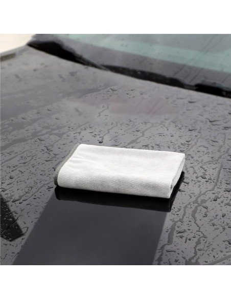 Mikropluošto automobilinis rankšluostis mikropluošto 40x40cm pilkas - 2 Vnt Mikropluošto automobilinis rankšluostis mikropluošto 40x40cm pilkas - 2 Vnt