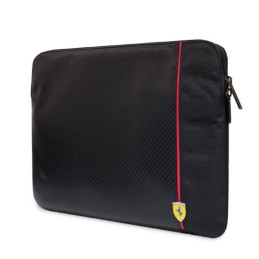 Ferrari Carbon&Smooth dėklas 14" nešiojamam kompiuteriui - juodas