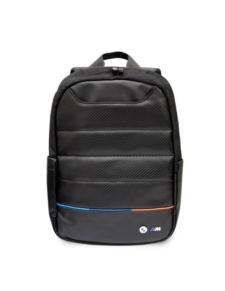 BMW Carbon&Nylon Tricolor 16" kuprinė - juoda BMW Carbon&Nylon Tricolor 16" kuprinė - juoda