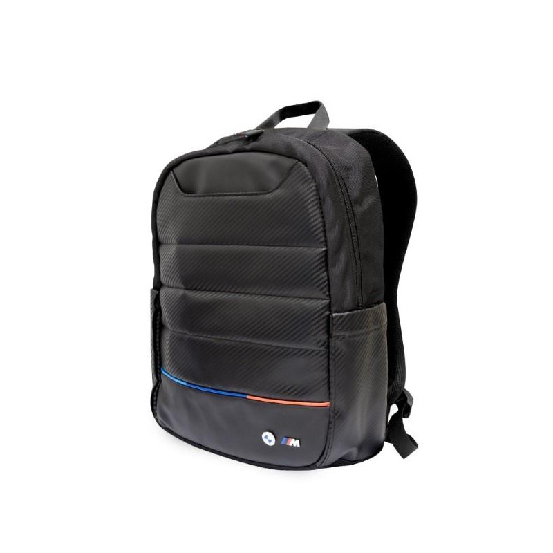 BMW Carbon&Nylon Tricolor 16" kuprinė - juoda