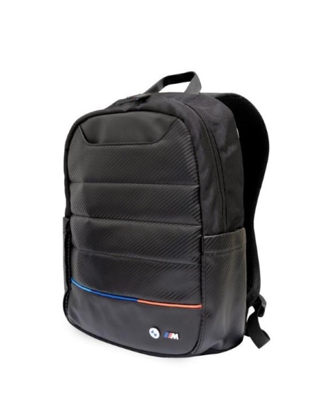 BMW Carbon&Nylon Tricolor 16" kuprinė - juoda BMW Carbon&Nylon Tricolor 16" kuprinė - juoda