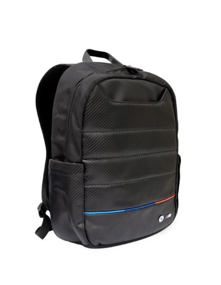 BMW Carbon&Nylon Tricolor 16" kuprinė - juoda BMW Carbon&Nylon Tricolor 16" kuprinė - juoda