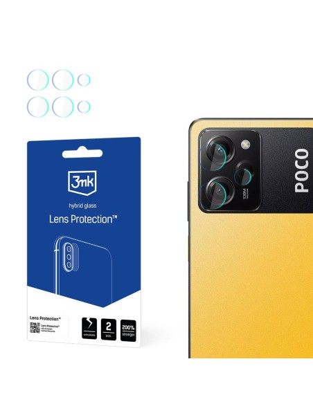 3mk Lens Protection™ hibridinis fotoaparato stiklas, skirtas Poco X5 Pro 5G 3mk Lens Protection™ hibridinis fotoaparato stiklas, skirtas Poco X5 Pro 5G