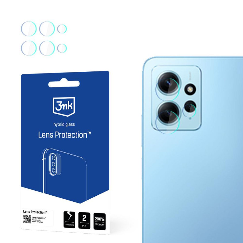 3mk Lens Protection™ hibridinis fotoaparato stiklas, skirtas Redmi Note 12 4G 3mk Lens Protection™ hibridinis fotoaparato stiklas, skirtas Redmi Note 12 4G