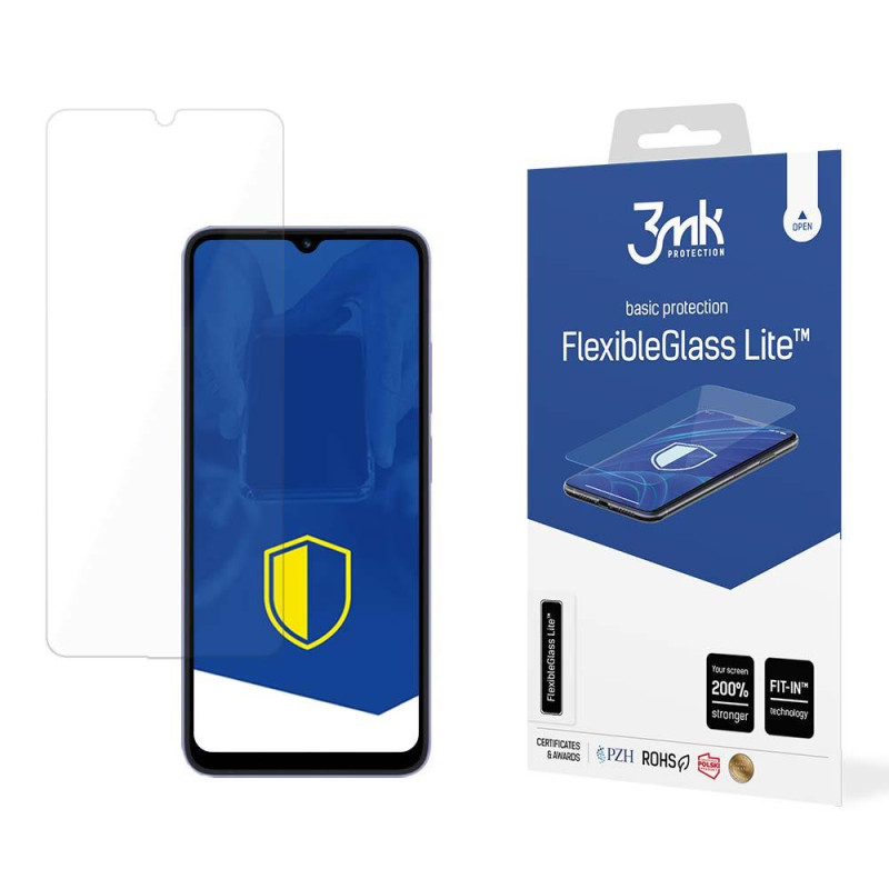 3mk FlexibleGlass Lite™ hibridinis stiklas ant Xiaomi Redmi 12C