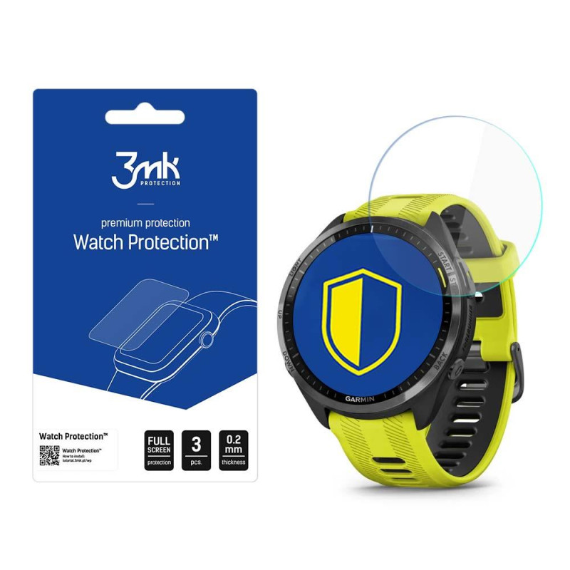 3mk Watch Protection™ v. ARC+ apsauginė plėvelė, skirta Garmin Forerunner 965 3mk Watch Protection™ v. ARC+ apsauginė plėvelė, skirta Garmin Forerunner 965