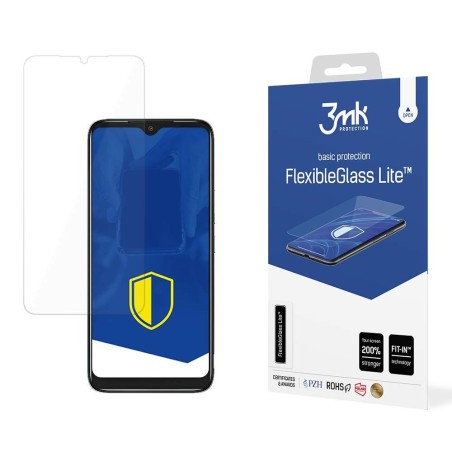 3mk FlexibleGlass Lite™ hibridinis stiklas, skirtas Nokia C12 3mk FlexibleGlass Lite™ hibridinis stiklas, skirtas Nokia C12