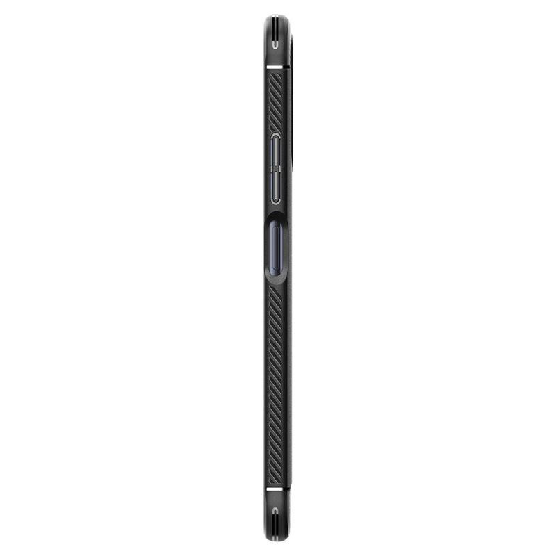 Spigen Rugged Armor dėklas, skirtas Xiaomi Redmi Note 12 5G / Poco X5 5G - matinė juoda