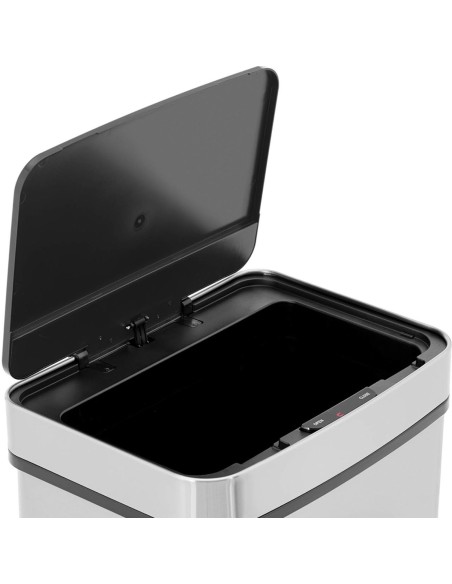 Automatinė šiukšlių dėžė ant kojų 45 l - pilka