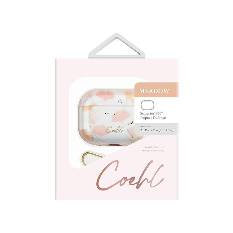 Uniq Coehl Meadow dėklas, skirtas AirPods Pro 2 – rožinis