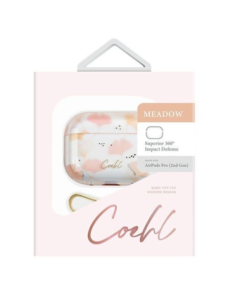 Uniq Coehl Meadow dėklas, skirtas AirPods Pro 2 – rožinis Uniq Coehl Meadow dėklas, skirtas AirPods Pro 2 – rožinis
