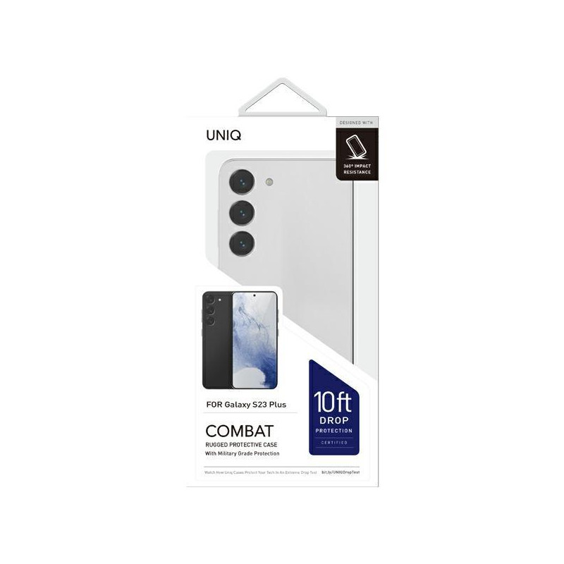 Uniq Combat dėklas, skirtas Samsung Galaxy S23+ - juodas