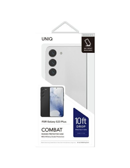 Uniq Combat dėklas, skirtas Samsung Galaxy S23+ - juodas Uniq Combat dėklas, skirtas Samsung Galaxy S23+ - juodas