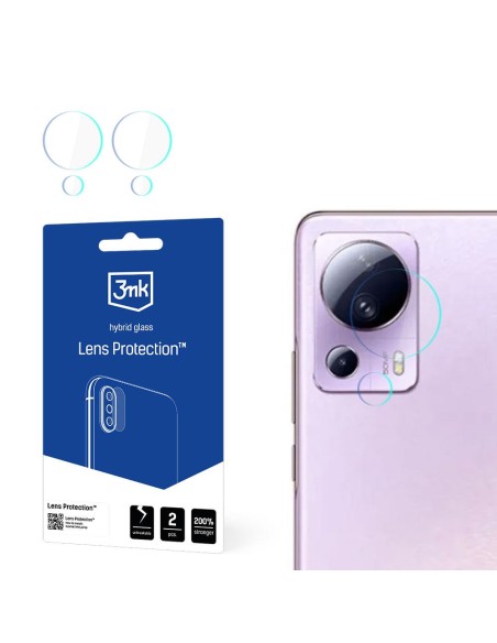 3mk Lens Protection™ hibridinis fotoaparato stiklas, skirtas Xiaomi 13 Lite 3mk Lens Protection™ hibridinis fotoaparato stiklas, skirtas Xiaomi 13 Lite