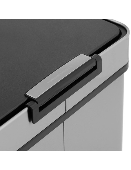 Automatinė šiukšlių dėžė ant kojų 45 l - pilka