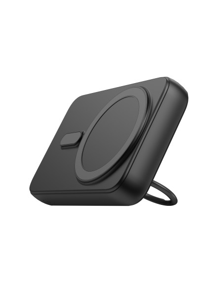 Belaidis maitinimo blokas 10000mAh Joyroom JR-W050 20W MagSafe su stovu + USB-C laidas - juodas