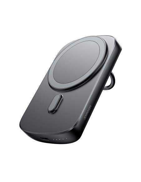 Belaidis maitinimo blokas 6000mAh Joyroom JR-W030 20W MagSafe su žiedu ir stovu - juodas