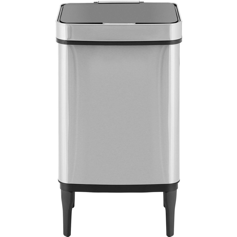 Automatinė šiukšlių dėžė ant kojų 45 l - pilka