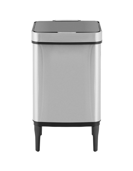 Automatinė šiukšlių dėžė ant kojų 45 l - pilka