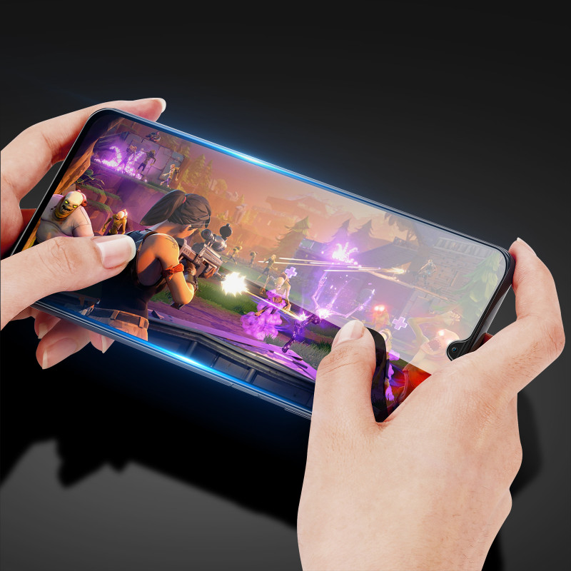 Dux Ducis 9D grūdintas stiklas, skirtas Huawei nova Y61 9H su juodu rėmeliu