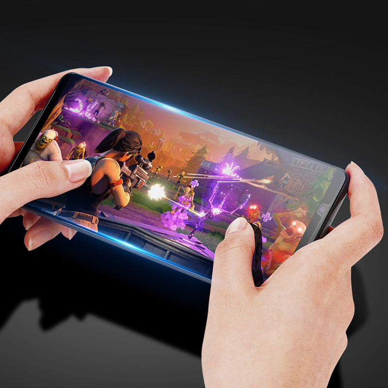 Dux Ducis 10D grūdintas stiklas, skirtas Sony Xperia 1V 9H su juodu rėmeliu