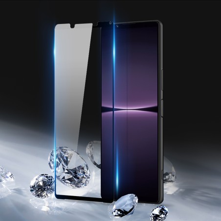 Dux Ducis 10D grūdintas stiklas, skirtas Sony Xperia 1V 9H su juodu rėmeliu Dux Ducis 10D grūdintas stiklas, skirtas Sony Xperia 1V 9H su juodu rėmeliu