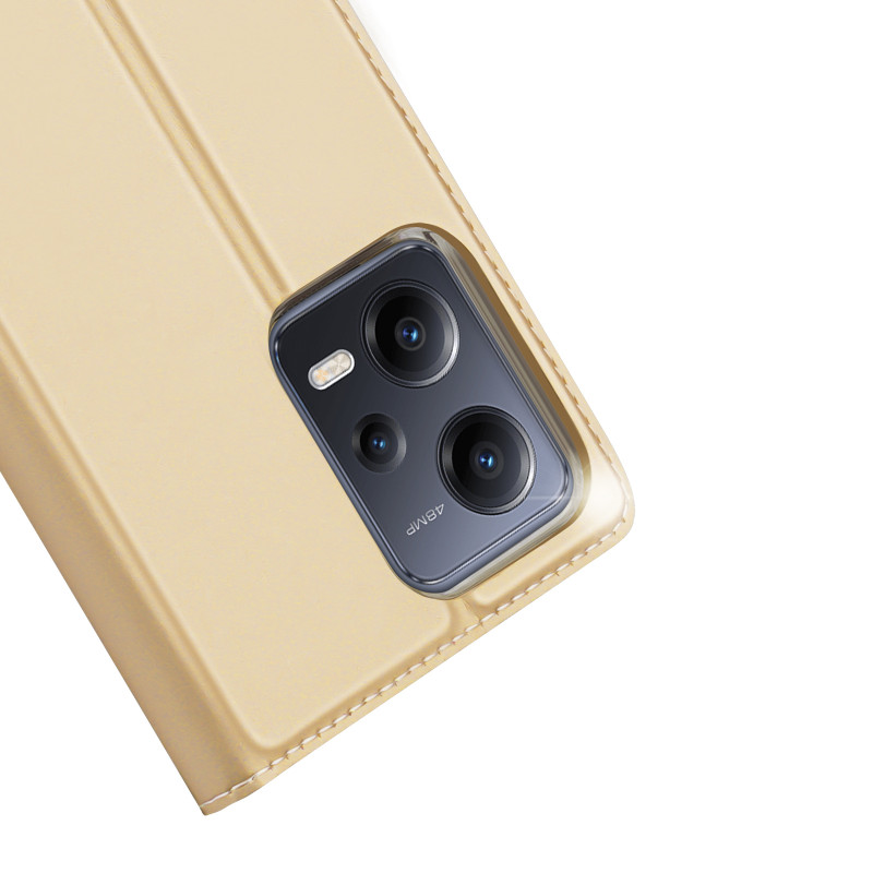Dux Ducis Skin Pro dėklas, skirtas Xiaomi Redmi Note 12 Pro / Poco X5 Pro 5G atverčiamas dangtelis kortelės piniginės st...