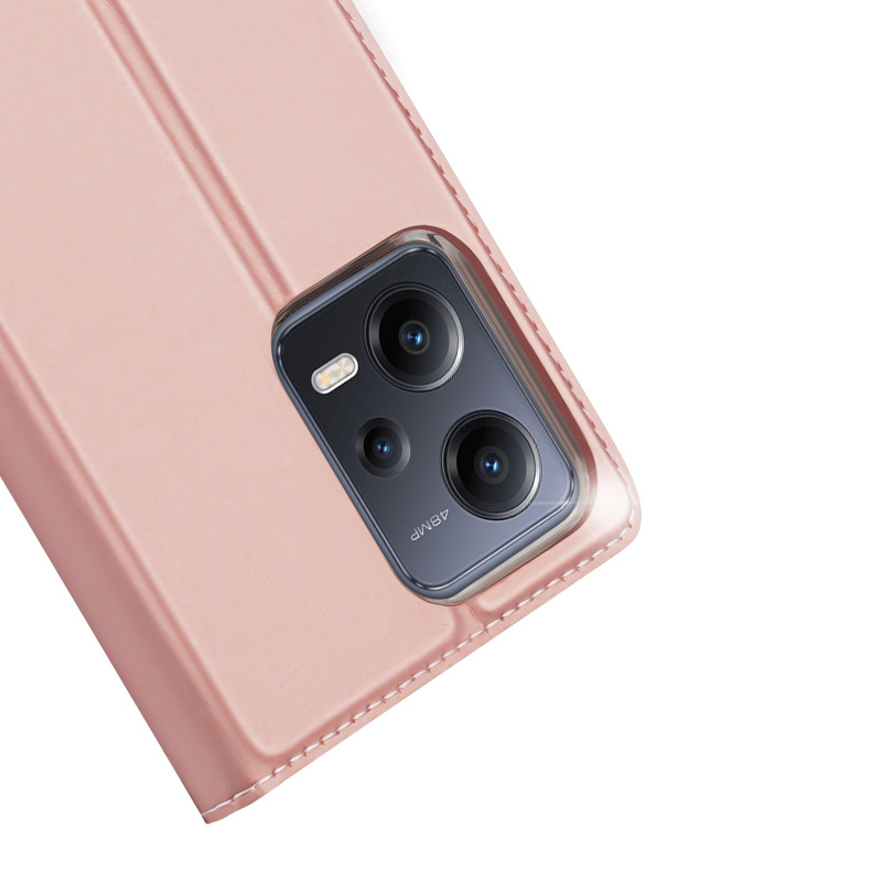 „Dux Ducis Skin Pro“ dėklas, skirtas „Xiaomi Redmi Note 12 Pro“ / „Poco X5 Pro 5G“, atverčiamas dangtelis kortelės pinig...
