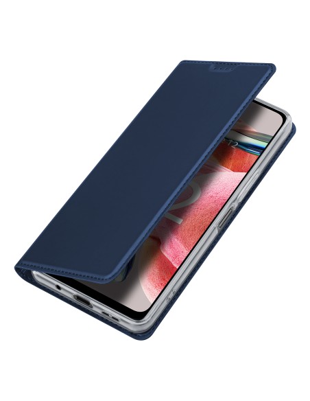 „Dux Ducis Skin Pro“ dėklas, skirtas „Xiaomi Redmi Note 12“ atverčiamas dangtelis kortelės piniginės stovas mėlynas „Dux Ducis Skin Pro“ dėklas, skirtas „Xiaomi Redmi Note 12“ atverčiamas dangtelis kortelės piniginės stovas mėlynas
