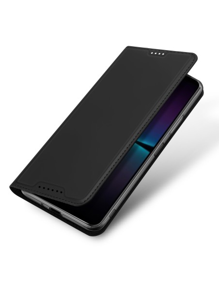 Dux Ducis Skin Pro dėklas, skirtas Sony Xperia 1 V atverčiamas dangtelis kortelės piniginės stovas juodas Dux Ducis Skin Pro dėklas, skirtas Sony Xperia 1 V atverčiamas dangtelis kortelės piniginės stovas juodas