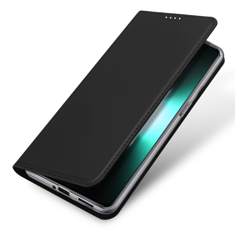 „Dux Ducis Skin Pro“ dėklas, skirtas „Realme GT Neo 5“ / „Realme GT3“ atverčiamas dangtelis kortelės piniginės stovas, j...