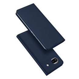Dux Ducis Skin Pro dėklas, skirtas Google Pixel 7a dangteliu su atvartu, kortelės piniginės stovu mėlynas