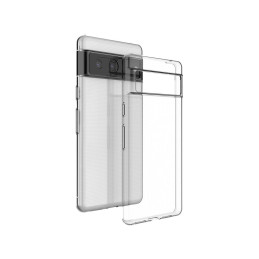 Itin skaidrus 0,5 mm dėklas, skirtas „Google Pixel 7a“ plonu dangteliu, skaidrus