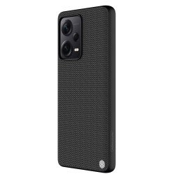 Nillkin Textured Case dėklas skirtas Xiaomi Redmi Note 12 Pro+ sustiprintas nailoninis dangtelis juodas