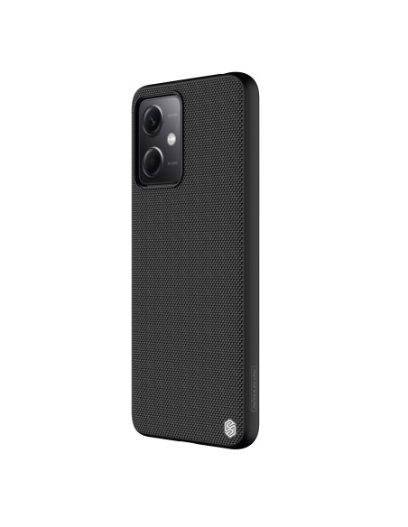 Nillkin tekstūruotas dėklas, skirtas Xiaomi Redmi Note 12 5G / Poco X5 5G sustiprintas nailoninis dangtelis juodas Nillkin tekstūruotas dėklas, skirtas Xiaomi Redmi Note 12 5G / Poco X5 5G sustiprintas nailoninis dangtelis juodas