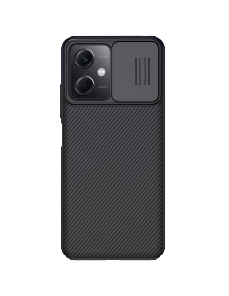 Nillkin CamShield dėklas, skirtas Xiaomi Redmi Note 12 5G / Poco X5 5G dangtelis su fotoaparato apsauga juoda