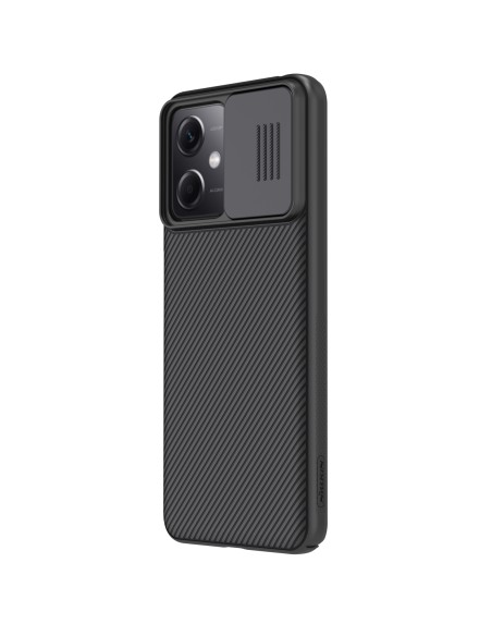 Nillkin CamShield dėklas, skirtas Xiaomi Redmi Note 12 5G / Poco X5 5G dangtelis su fotoaparato apsauga juoda
