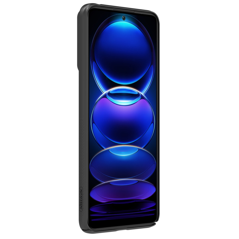 Nillkin CamShield dėklas, skirtas Xiaomi Redmi Note 12 5G / Poco X5 5G dangtelis su fotoaparato apsauga juoda